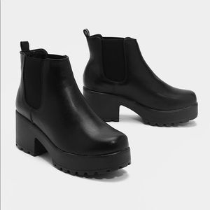 ASOS Just Roll With It Platform Ankle Boot